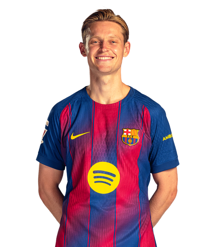 Frenkie de Jong trong màu áo Barcelona