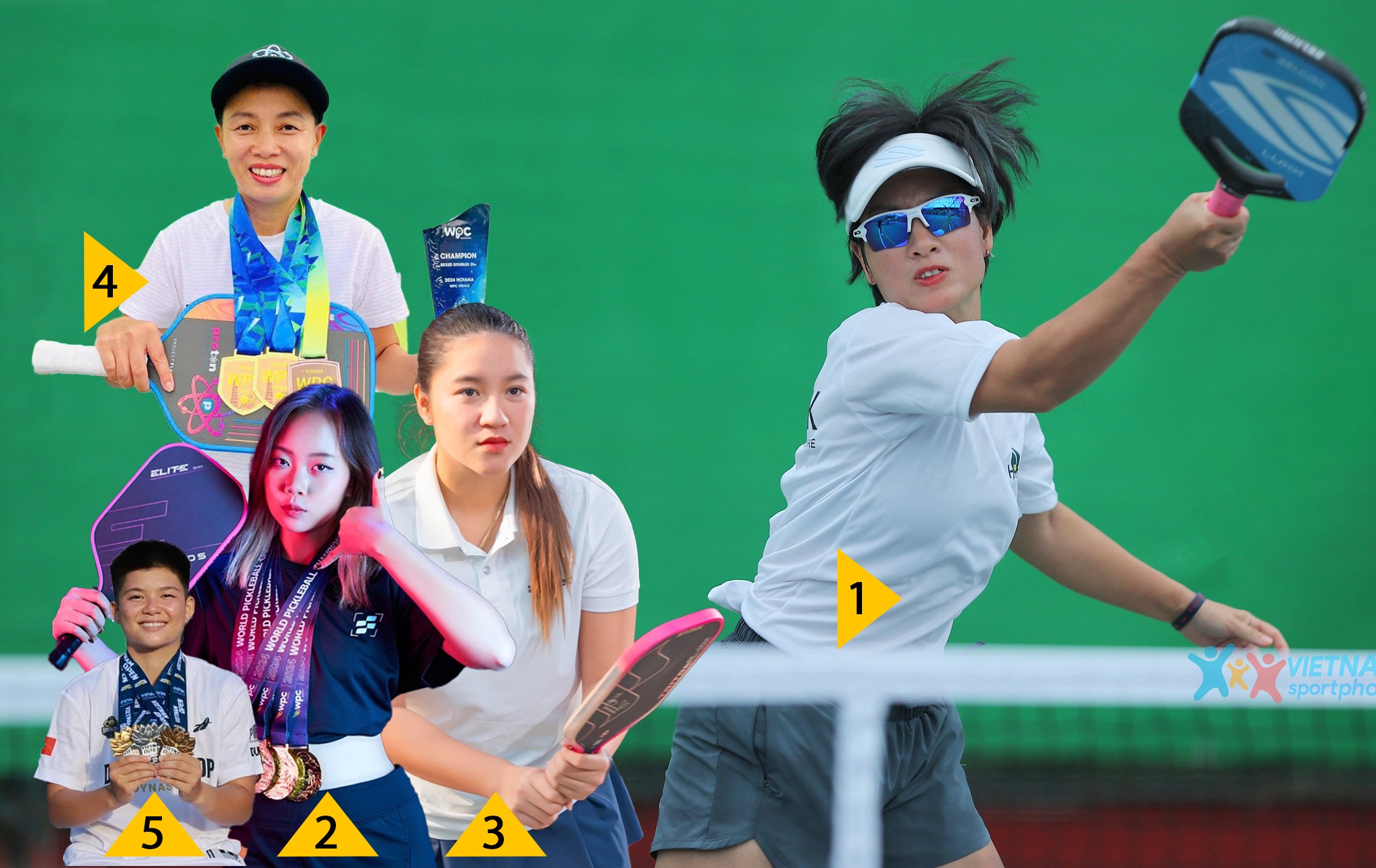 Diệu Linh - Vận động viên Pickleball nữ Việt Nam