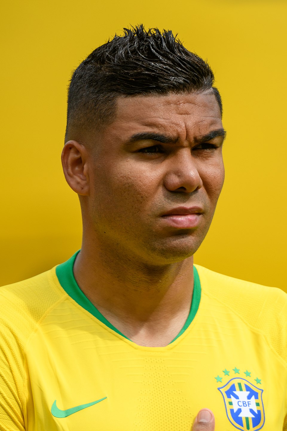 Casemiro thi đấu cho đội tuyển Brazil