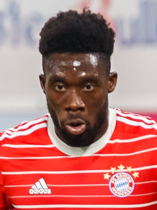 Alphonso Davies trong màu áo đội tuyển Canada