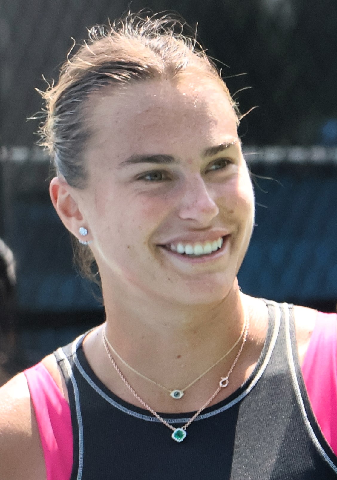 Aryna Sabalenka trên sân đấu