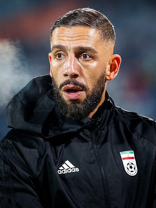 Ashkan Dejagah trong màu áo đội tuyển Iran