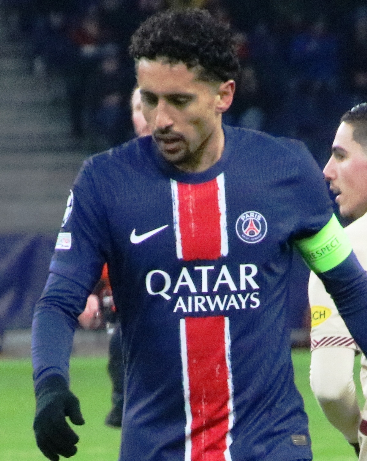 Marquinhos trong màu áo Paris Saint-Germain