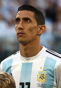 Ángel Di María trong màu áo đội tuyển Argentina