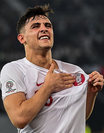 Bassam Al-Rawi trong màu áo đội tuyển Qatar