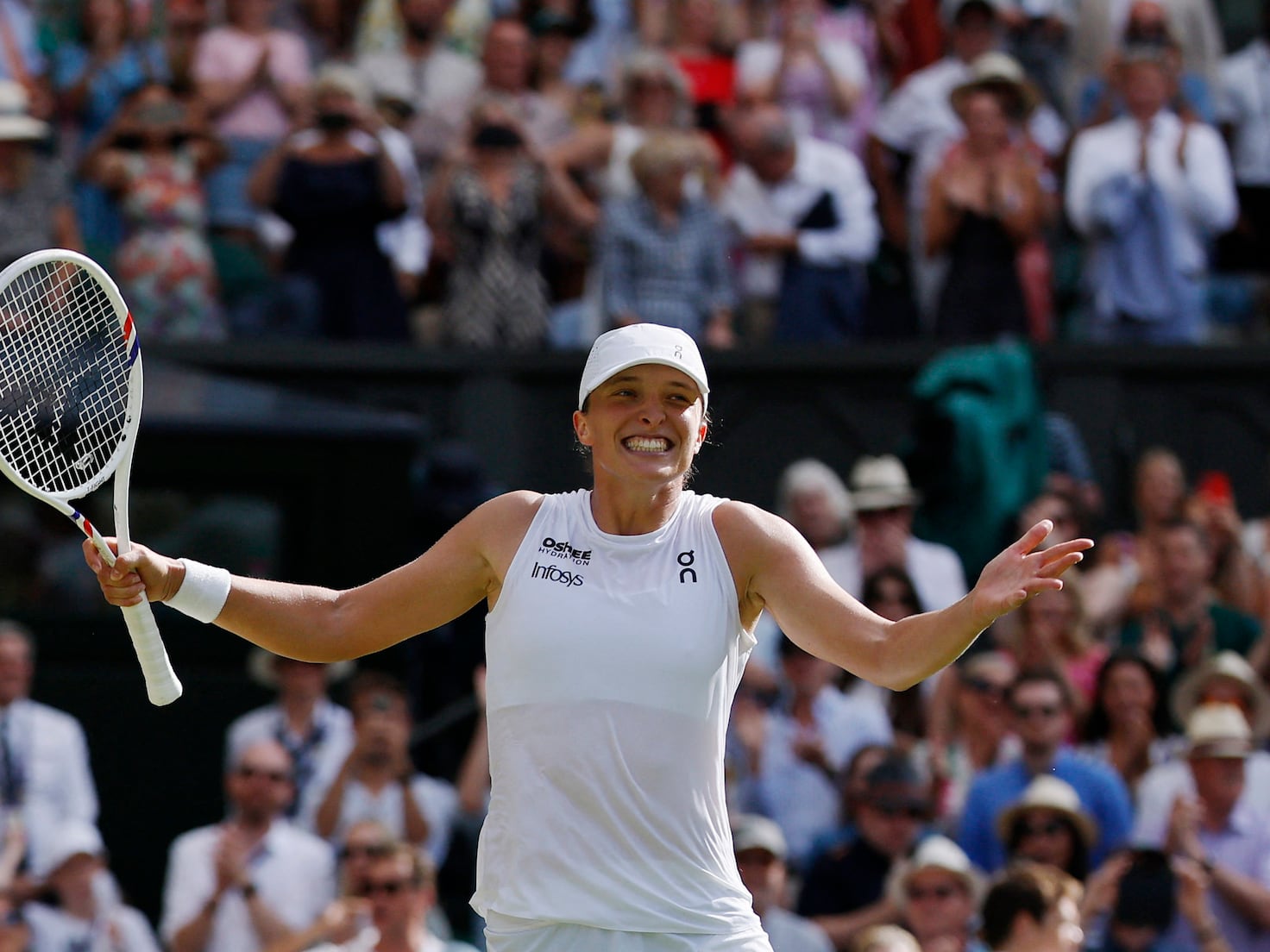 Iga Świątek tại Wimbledon 2025