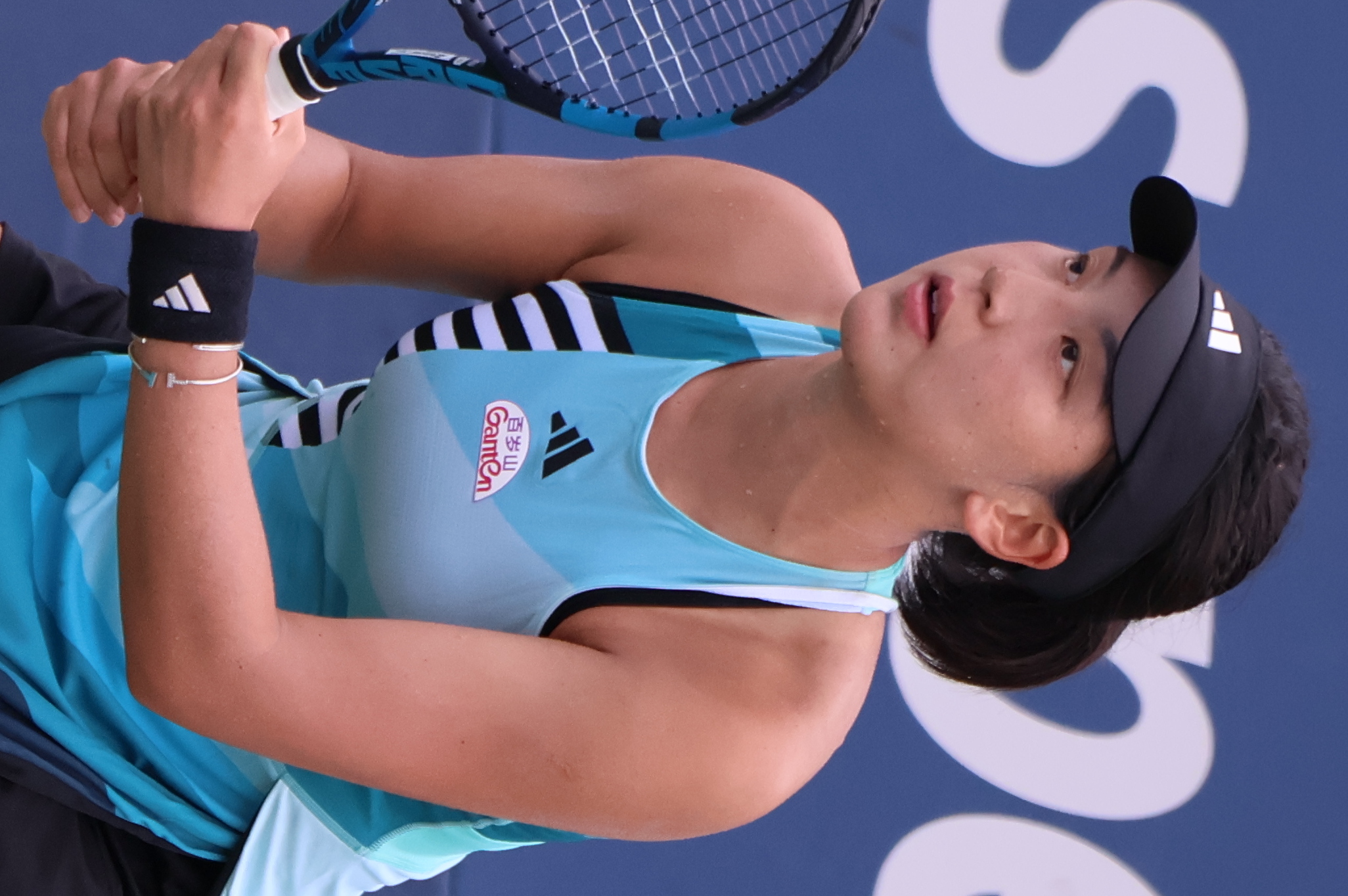 Tay vợt Wang Xinyu thi đấu