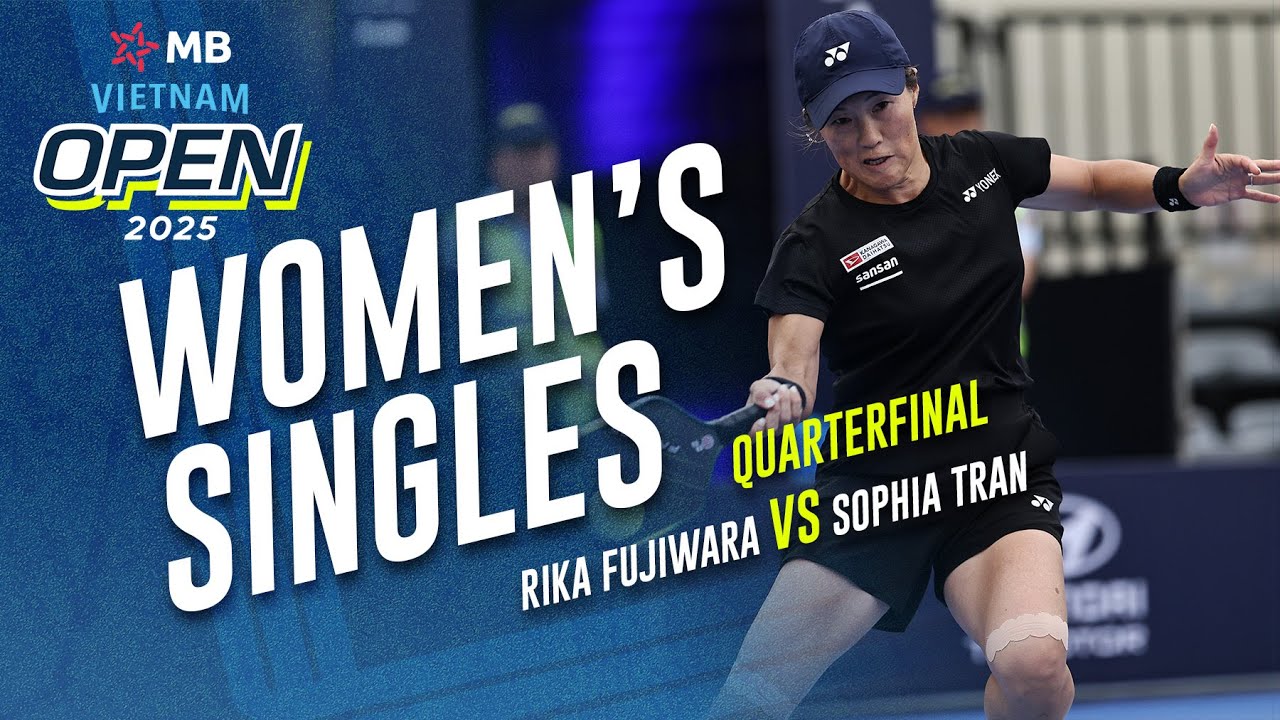 Rika Fujiwara thi đấu Pickleball