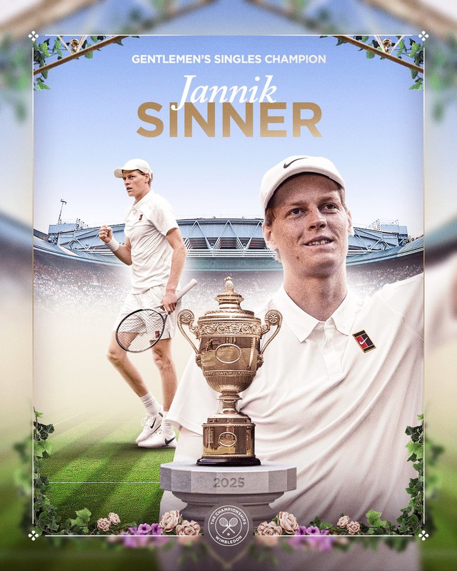 Jannik Sinner và Carlos Alcaraz - Vô địch Grand Slam 2025