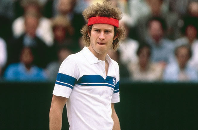 John McEnroe trên sân cỏ