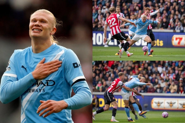 Danh thủ Erling Haaland của Man City
