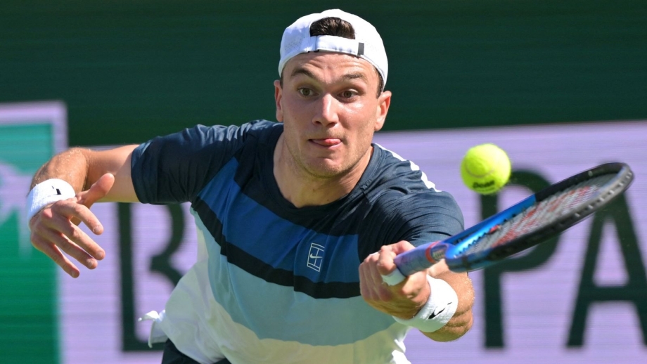 Jack Draper thi đấu tại Indian Wells